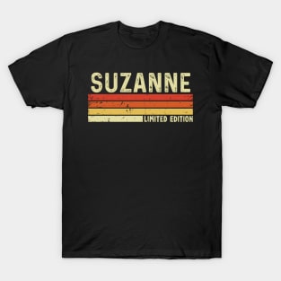 Suzanne Name Vintage Retro Limited Edition Gift T-Shirt